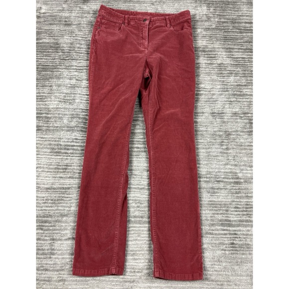 Liz Claiborne Pants Womens 6 Pink Cotton Blend Baby Corduroy Straight‎ - Picture 1 of 12
